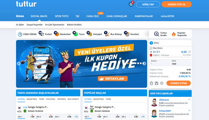Türkiye'nin En Popüler Bahis Siteleri